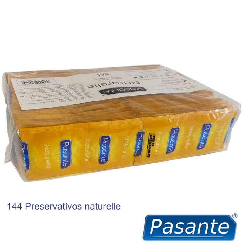 PASANTE - PRESERVATIVOS NATURELLE BOLSA 144 UNIDADES - Noctiva
