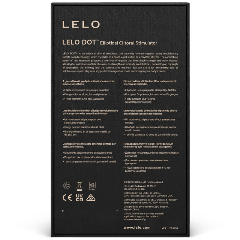 LELO - DOT ESTIMULADOR DE CLÍTORIS - ROSA - Noctiva