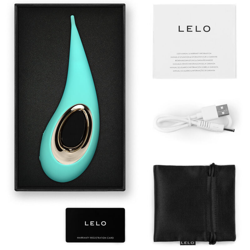 LELO - DOT ESTIMULADOR DE CLÍTORIS - VERDE AGUA - Noctiva