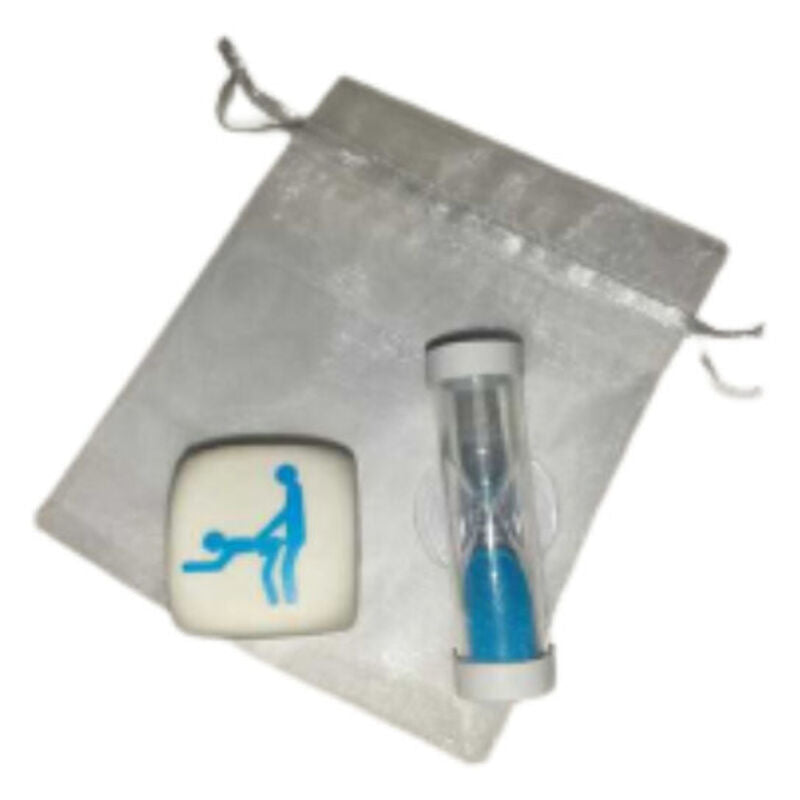 DIABLO PICANTE - DADO KAMASUTRA DE POSTURAS PARA CHICOS CON RELOJ DE ARENA - Noctiva