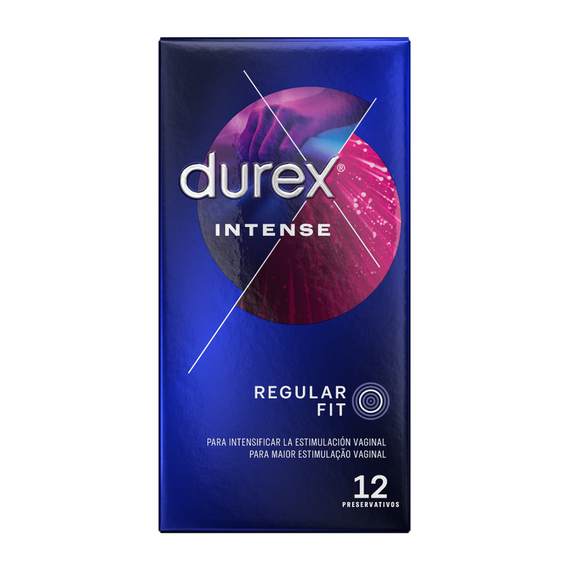 DUREX - INTENSE ORGASMIC 12 UNIDADES - Noctiva
