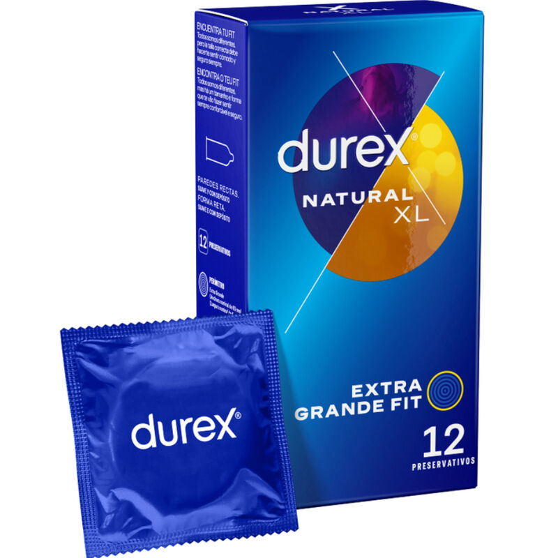 DUREX - NATURAL XL 12 UNIDADES - Noctiva