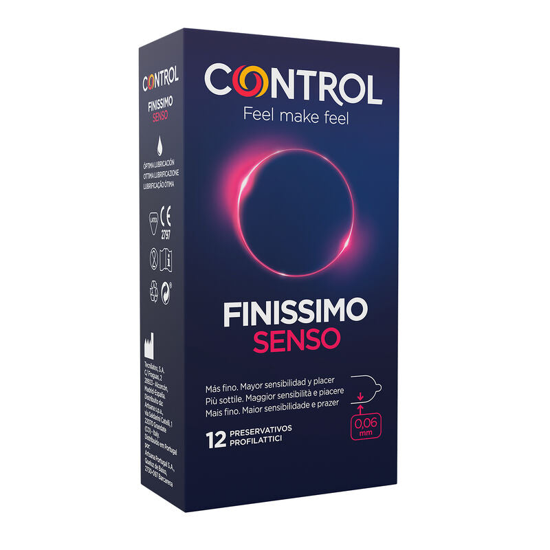 CONTROL - ADAPTA SENSO PRESERVATIVOS 12 UNIDADES - Noctiva