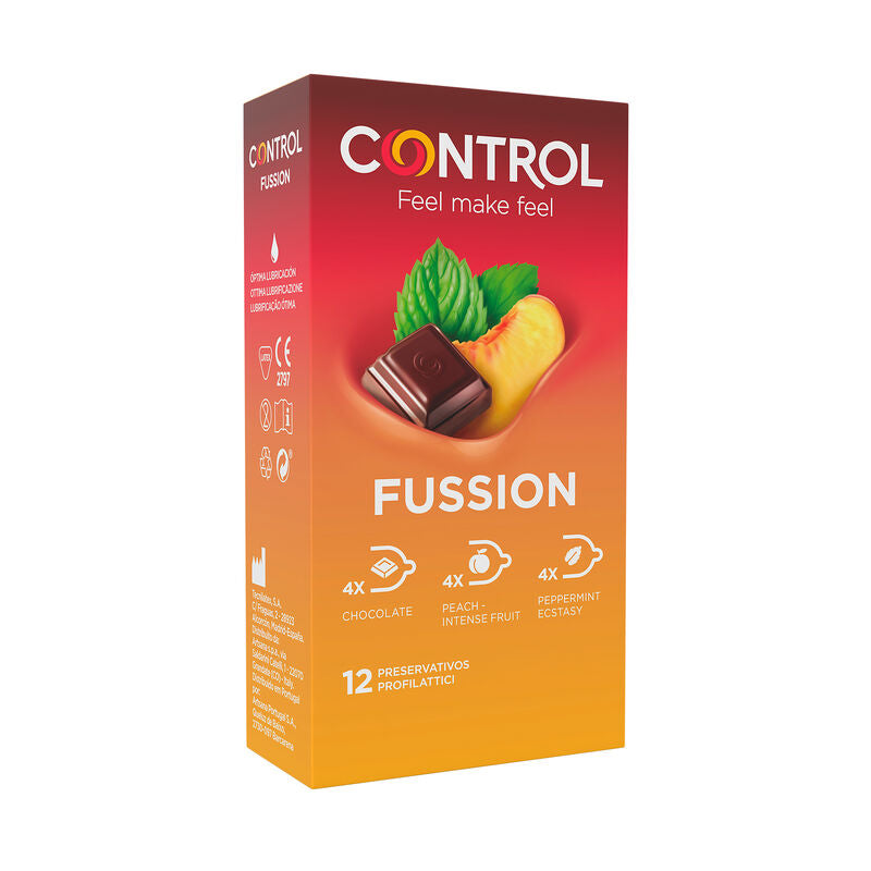 CONTROL - FUSSION PRESERVATIVOS 12 UNIDADES - Noctiva