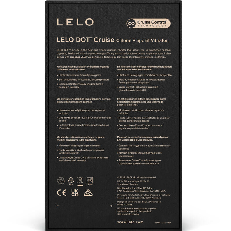 LELO - DOT CRUISE ESTIMULADOR DE CLÍTORIS AMARILLO - Noctiva