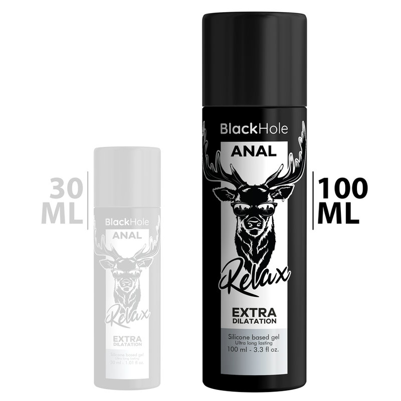 BLACK HOLE - BASE SILICONA CONCENTRADA DILATACIÓN ANAL 100 ML - Noctiva