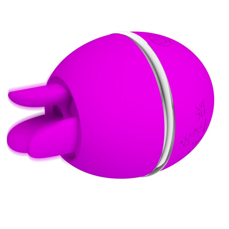 PRETTY LOVE - GEMINI BALL VIBRADOR DE SILICONA REDONDO MORADO - Noctiva