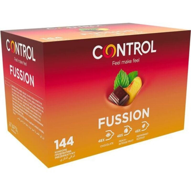 CONTROL - ADAPTA FUSSION PRESERVATIVOS 144 UNIDADES - Noctiva