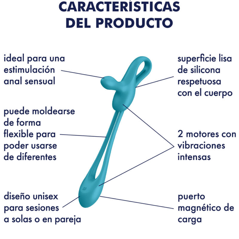 SATISFYER - PLUG & PLAY 1 MULTIVIBRADOR FLEXIBLE - Noctiva