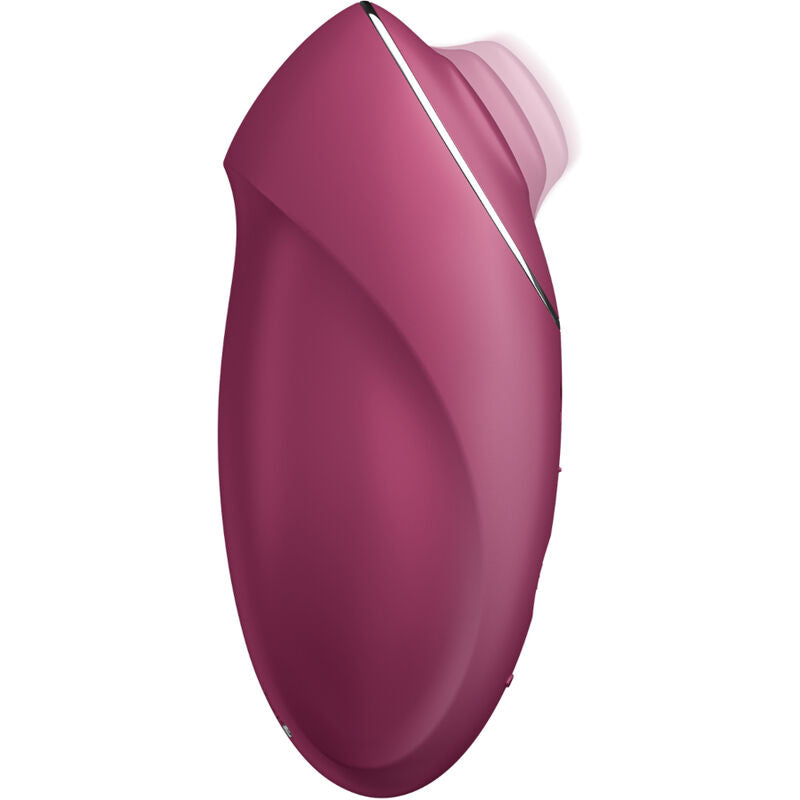 SATISFYER - TAP & CLIMAX 1 VIBRADOR LAY-ON ROJO - Noctiva