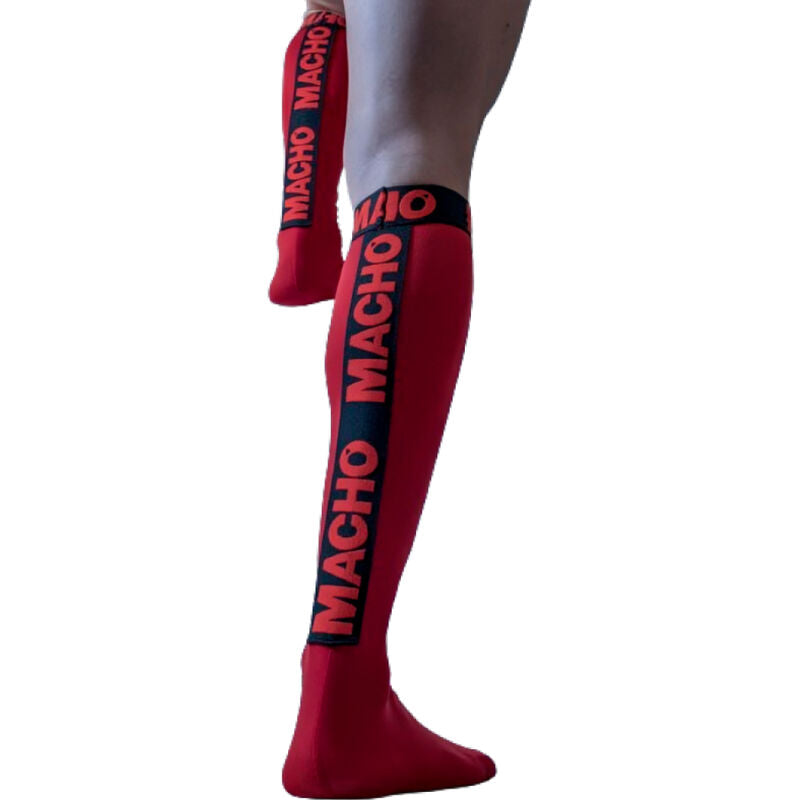 MACHO - CALCETINES FINOS ROJO TALLA ÚNICA - Noctiva