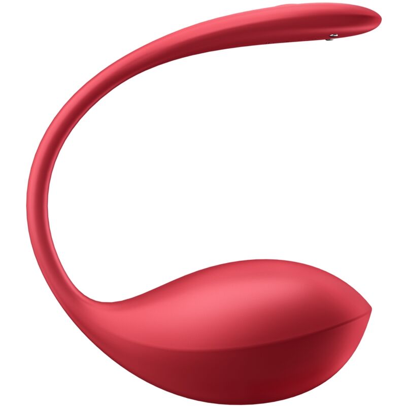 SATISFYER - SHINY PETAL ESTIMULADOR PUNTO G CONTROL REMOTO ROJO APP GRATUITA - Noctiva