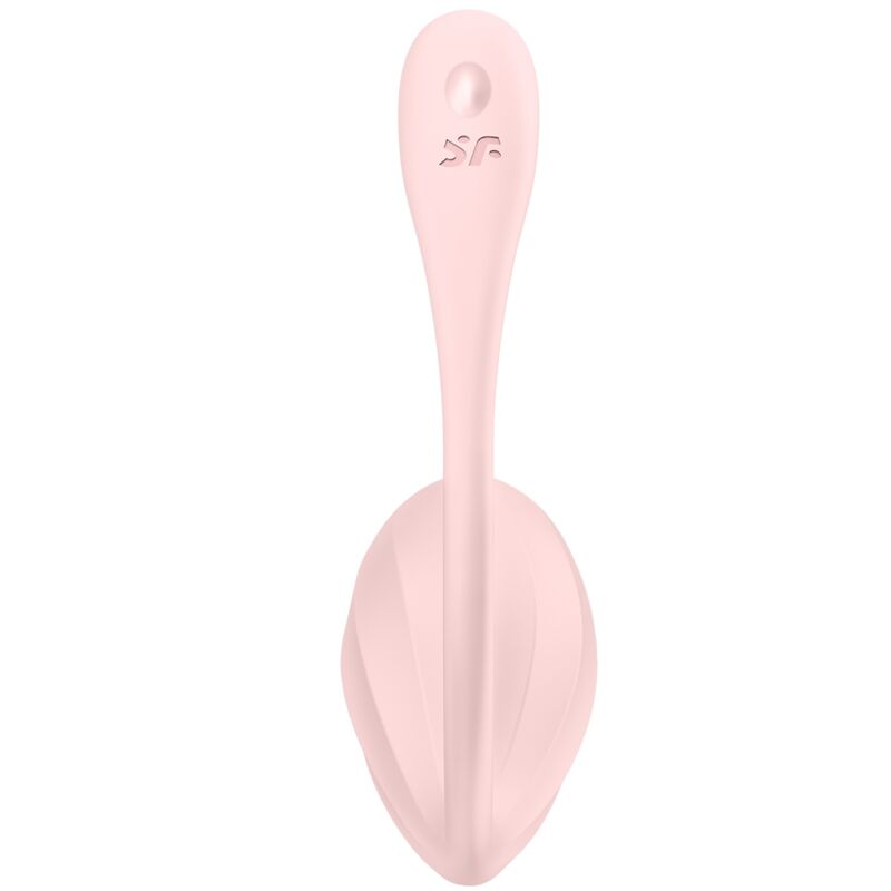 SATISFYER - RIBBED PETAL ESTIMULADOR PUNTO G CONTROL REMOTO ROSA APP GRATUITA - Noctiva