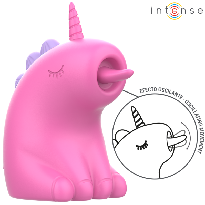 INTENSE - PINKIE ESTIMULADOR CON LENGUA ROTADOR 360º - Noctiva