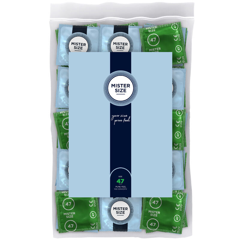 MISTER SIZE - PRESERVATIVOS TALLA XS 47 MM (100 UNIDADES) - Noctiva