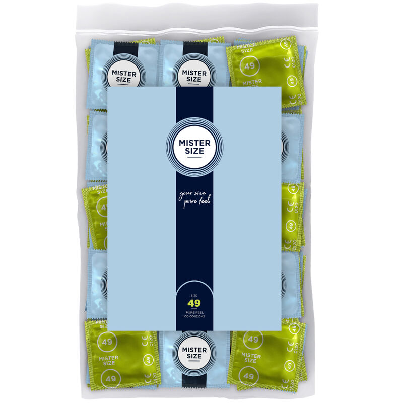 MISTER SIZE - PRESERVATIVOS TALLA S 49 MM (100 UNIDADES) - Noctiva