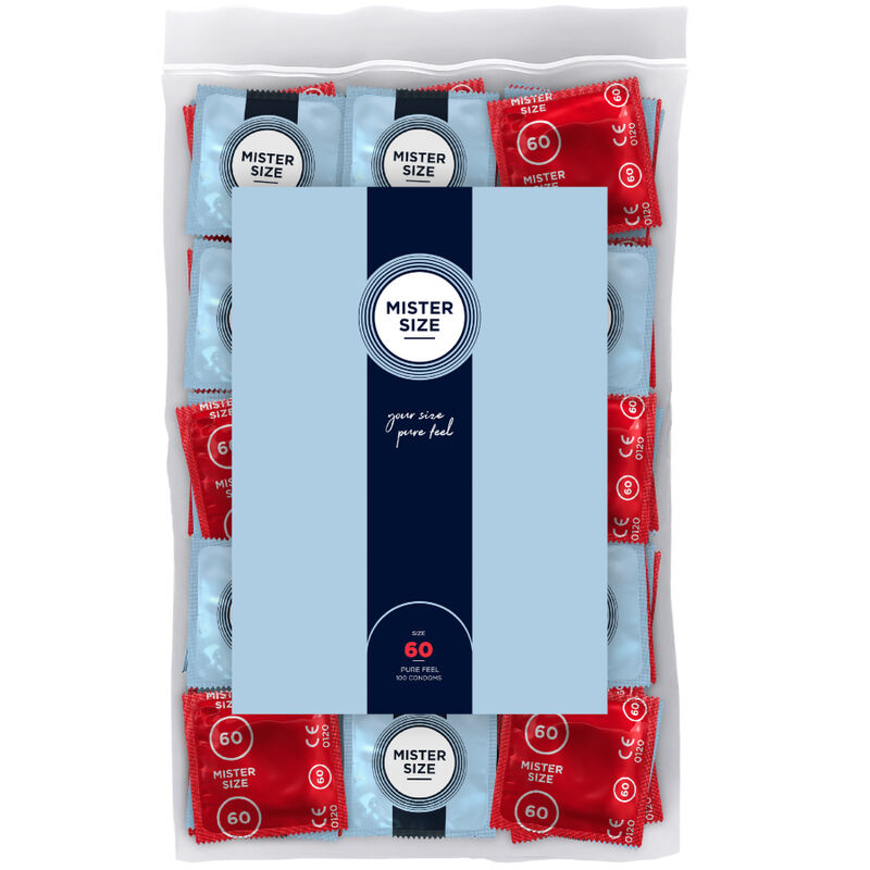 MISTER SIZE - PRESERVATIVOS TALLA XL 60 MM (100 UNIDADES) - Noctiva