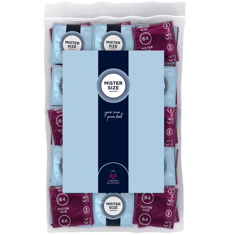 MISTER SIZE - PRESERVATIVOS TALLA XXL 64 MM (100 UNIDADES) - Noctiva