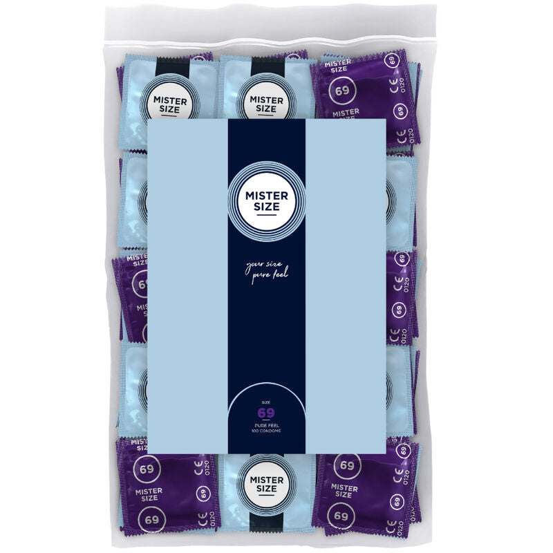 MISTER SIZE - PRESERVATIVOS TALLA XXXL 69 MM (100 UNIDADES) - Noctiva
