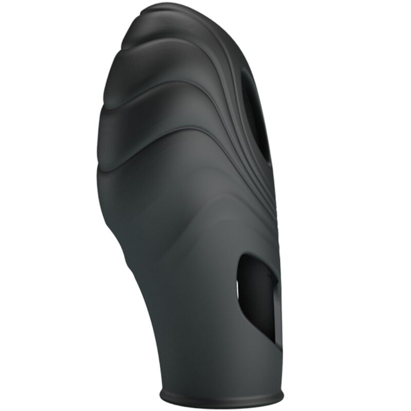 PRETTY LOVE - LICH VIBRADOR DE DEDO SILICONA NEGRO - Noctiva