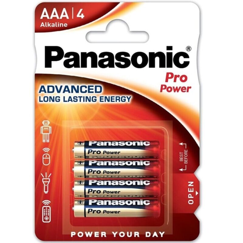 PANASONIC - PRO POWER PILA ALCALINA AAA LR03 BLISTER*4 - Noctiva