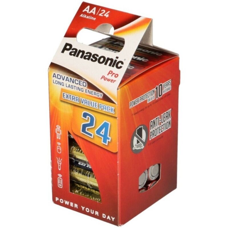 PANASONIC - PRO POWER PILA ALCALINA AA LR6 PACK*24 - Noctiva