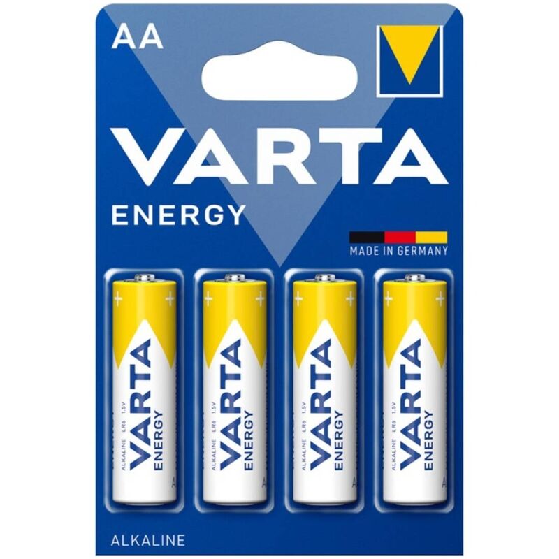 VARTA - ENERGY PILA ALCALINA AA LR6 BLISTER*4 - Noctiva