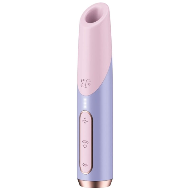 SATISFYER - BOLD KISS ESTIMULADOR CLÍTORIS POR ONDAS ROSA / VIOLETA - Noctiva