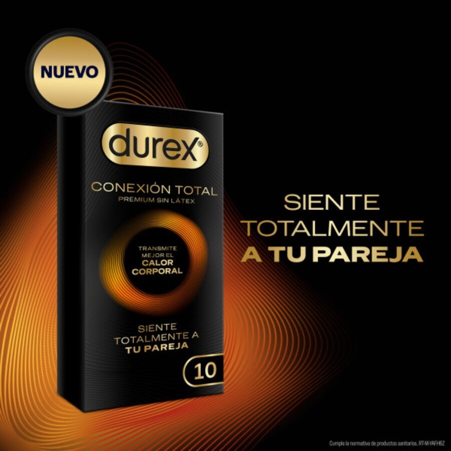DUREX - CONEXIÓN TOTAL ULTRA FINO PLUS SIN LÁTEX 10 UNIDADES - Noctiva
