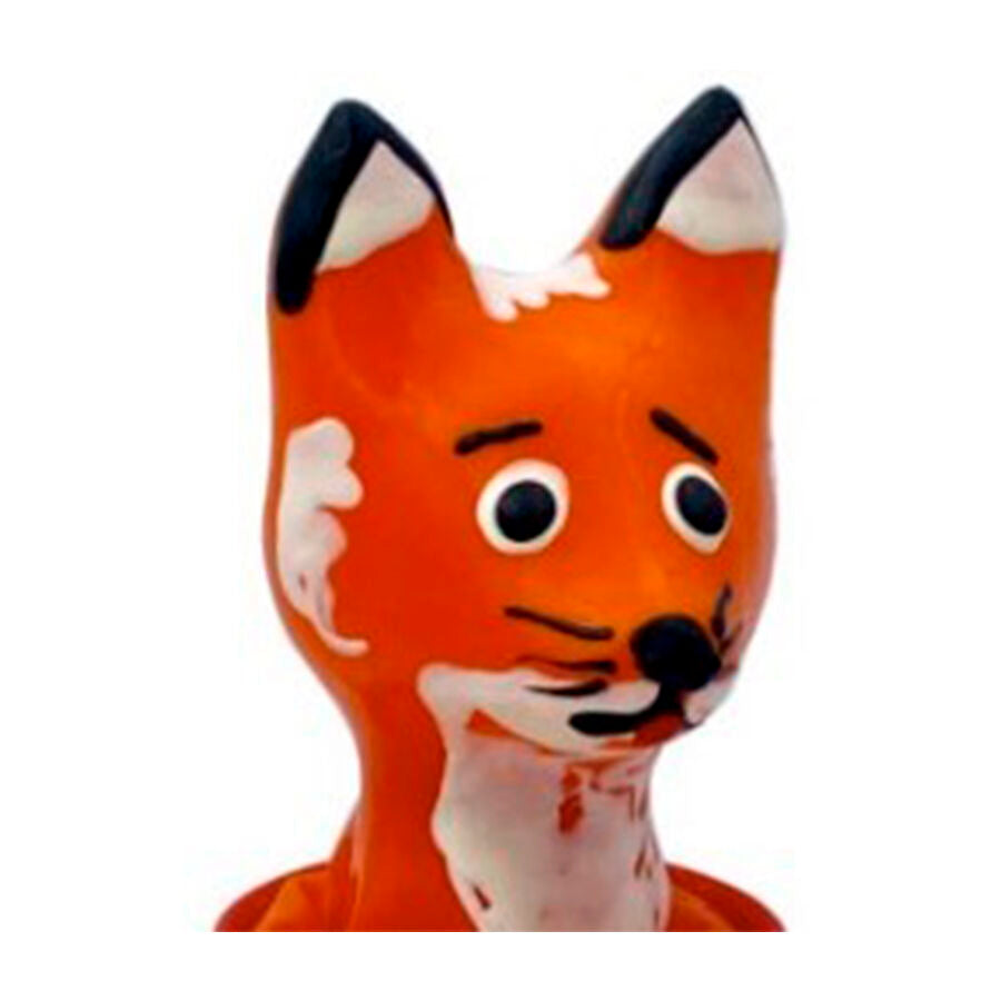 CONDOMERIE - PRESERVATIVO DECORATIVO PINTADO A MANO ZORRO MARRÓN RÁPIDO - Noctiva