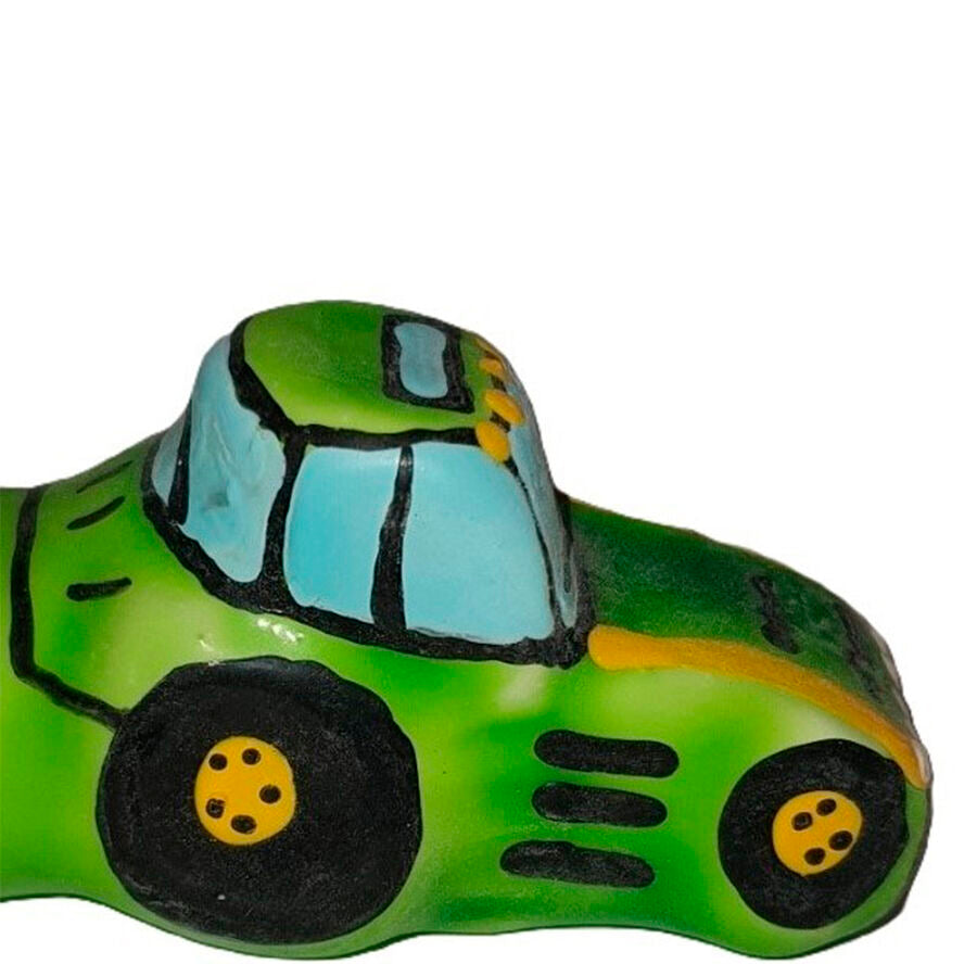 CONDOMERIE - PRESERVATIVO DECORATIVO PINTADO A MANO VERDE TRACTOR XL - Noctiva
