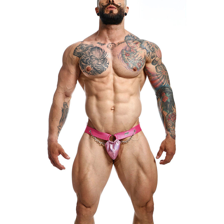MOB - DNGEON JOCKSTRAP A PRESIÓN ROSA TALLA ÚNICA - Noctiva
