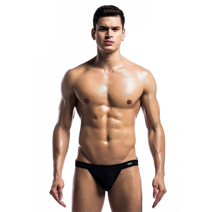 MOB - BAÑADOR FETISH JOCKSTRAP NEGRO TALLA S - Noctiva