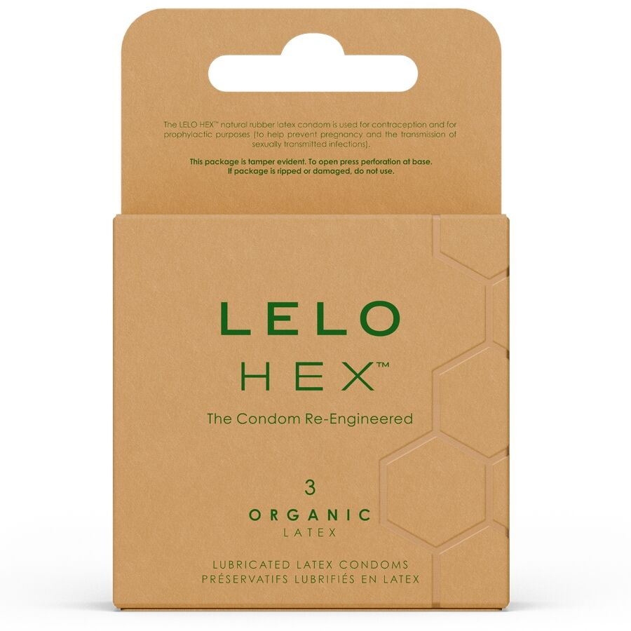 LELO - HEX ORGANIC PRESERVATIVO CAJA 3 UDS - Noctiva