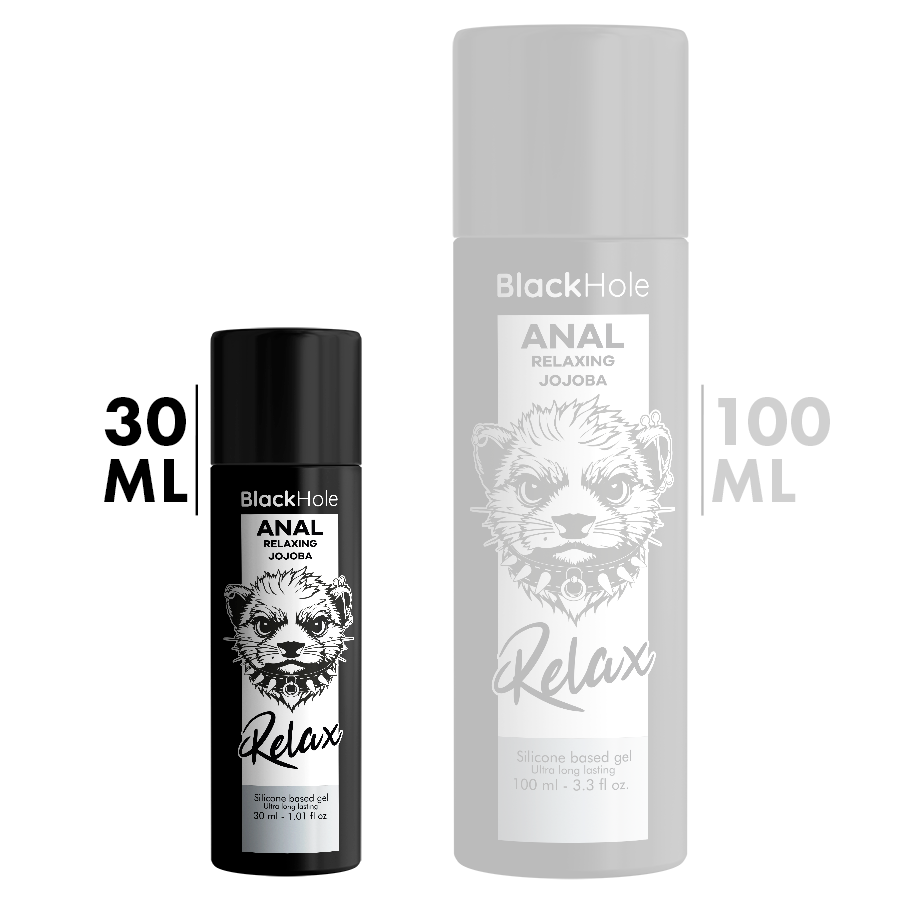 BLACK HOLE - ANAL RELAXING CON JOJOBA BASE SILICONA 30 ML - Noctiva