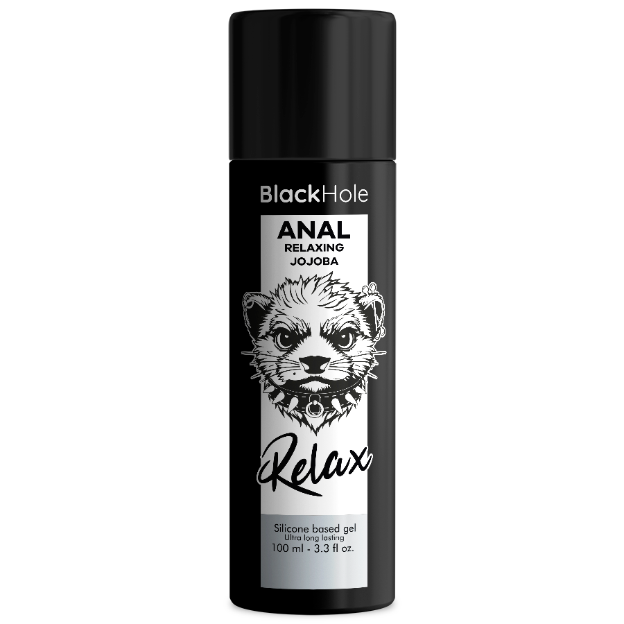 BLACK HOLE - ANAL RELAXING CON JOJOBA BASE SILICONA 100 ML - Noctiva
