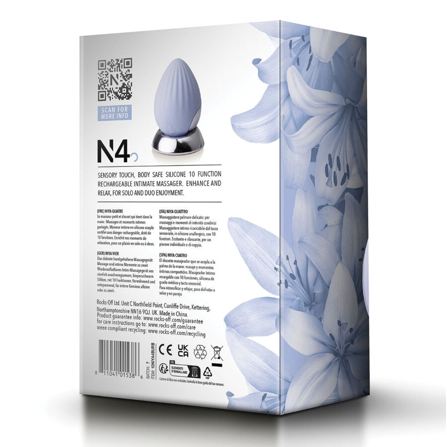 NIYA - N4 MASAJEADOR ÍNTIMO DE ESTIMULACIÓN EXTERNA - Noctiva