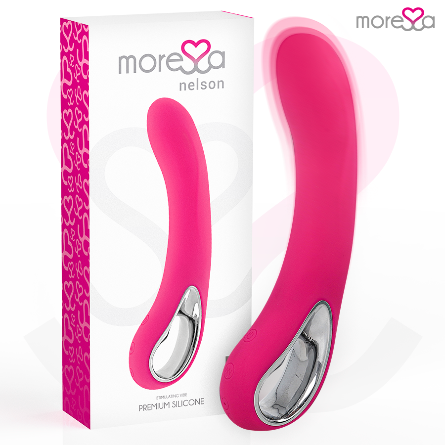 MORESSA - NELSON MASAJEADOR PUNTO G PREMIUM SILICONE RECARGABLE - Noctiva