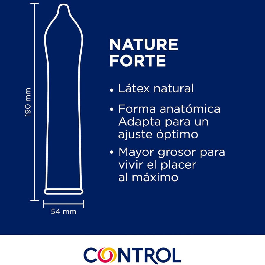 CONTROL - PRESERVATIVOS NATURE FORTE 144 UNIDADES - Noctiva