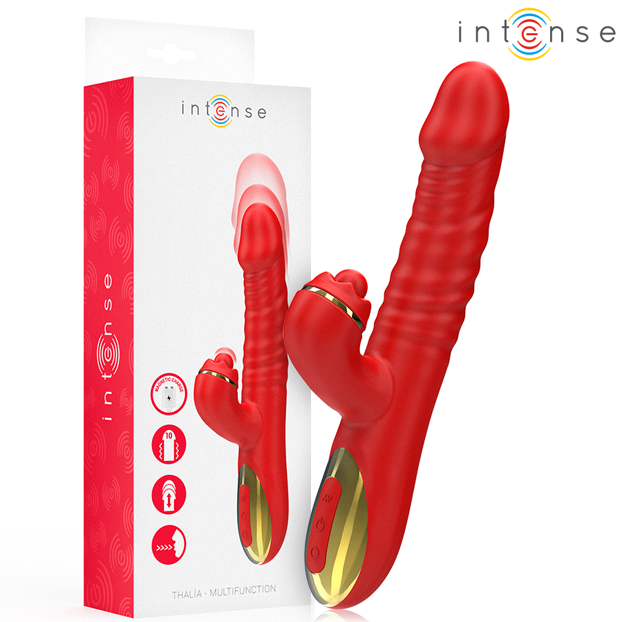 INTENSE - THALIA VIBRACIÓN & EMPUJE & ESTIMULACIÓN ROJO - Noctiva