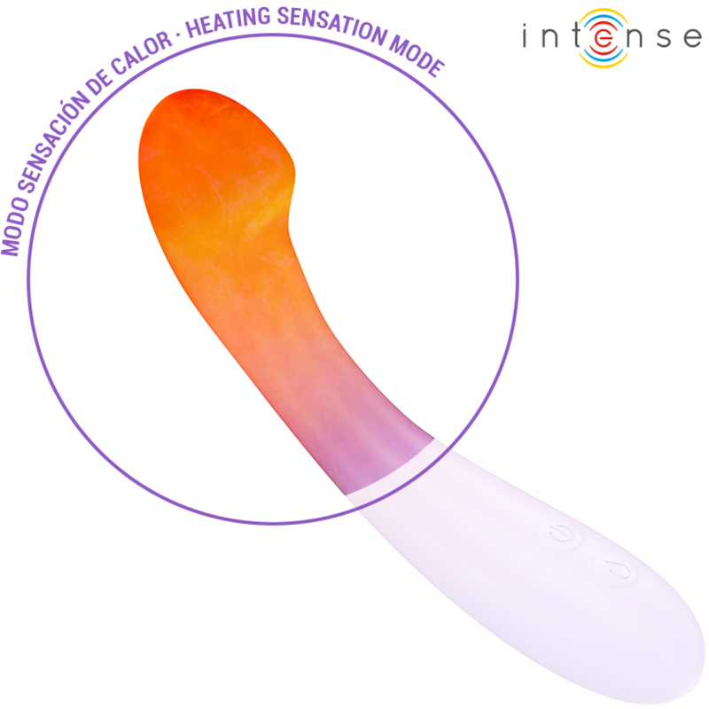 INTENSE - BECKY VIBRADOR 19 CM CALENTABLE 7 VIBRACIONES MORADO - Noctiva