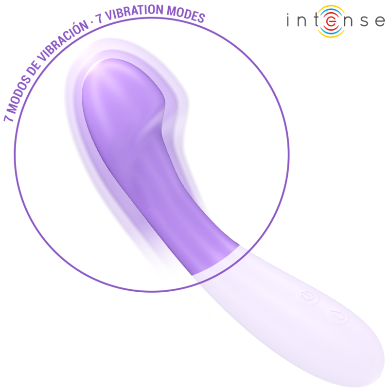 INTENSE - BECKY VIBRADOR 19 CM CALENTABLE 7 VIBRACIONES MORADO - Noctiva
