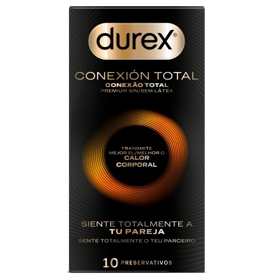 DUREX - CONEXIÓN TOTAL ULTRA FINO PLUS SIN LÁTEX 10 UNIDADES - Noctiva