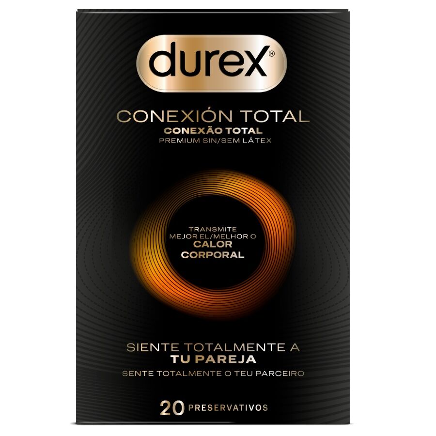 DUREX - CONEXIÓN TOTAL ULTRA FINO PLUS SIN LÁTEX 20 UNIDADES - Noctiva