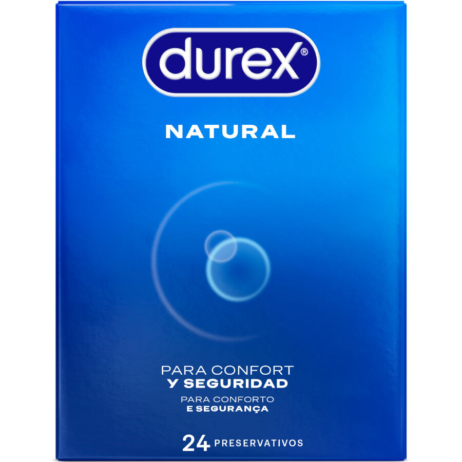 DUREX - PRESERVATIVOS NATURAL 24 UNIDADES - Noctiva