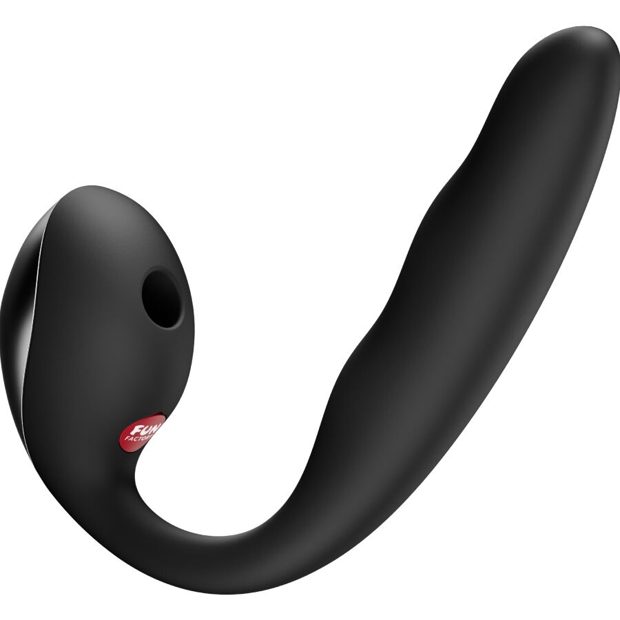 FUN FACTORY - ALLEGRO DOBLE VIBRADOR INSERTABLE AIR PULSE NEGRO - Noctiva