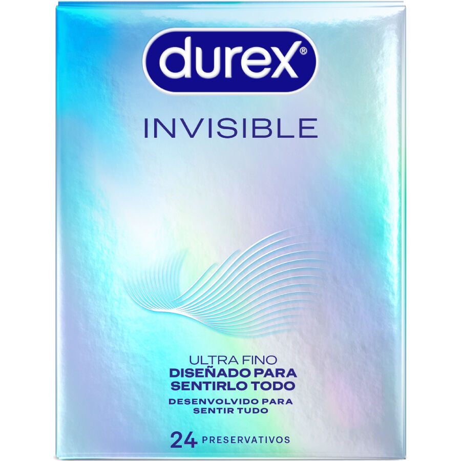DUREX - PRESERVATIVOS INVISIBLE ULTRA FINO 24 UNIDADES - Noctiva
