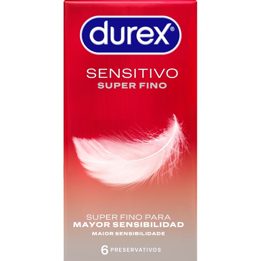 DUREX - SENSITIVO SÚPER FINO 6 UNIDADES - Noctiva