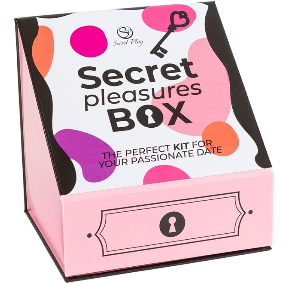 SECRET PLAY - CAJA DE PLACERES PARA PAREJAS DADOS + BALA VIBRADORA + PLUMERO - Noctiva