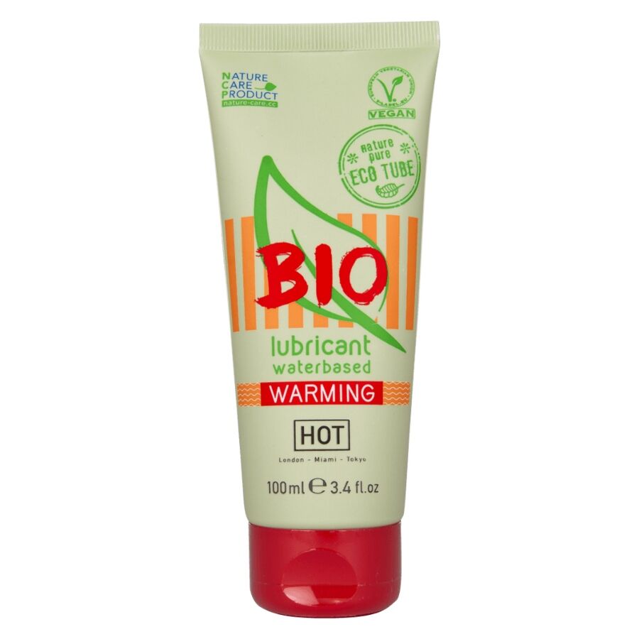 HOT - BIO LUBRICANT LUBRICANTE BIO BASE AGUA EFECTO CALOR 100 ML - Noctiva